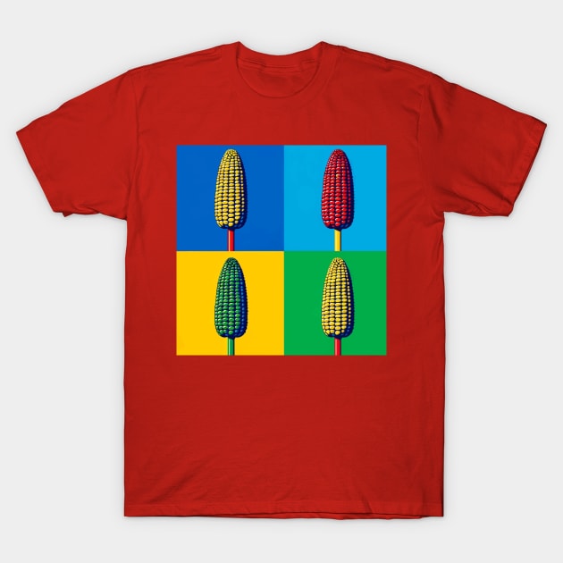 Vibrant Pop Elote  Art - Mexican Cuisine T-Shirt by Pop Art Dish